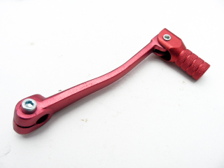 pitbike řadicí páka CNC červená Stomp, DemonX, WPB