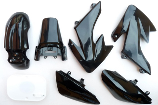 pitbike sada plastů CRF50 černé, Stomp, DemonX