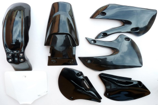 pitbike sada plastů Stomp KZ, KZR černé