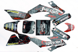 pitbike polepy na plasty CRF 50 typ 01, Stomp, DemonX