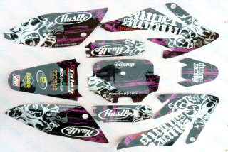 pitbike polepy na plasty CRF 70 typ 03, Stomp, DemonX, WPB