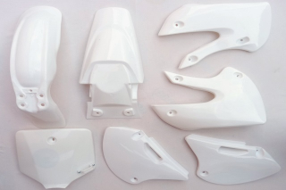 pitbike sada plastů Stomp KZ/KZR bílé