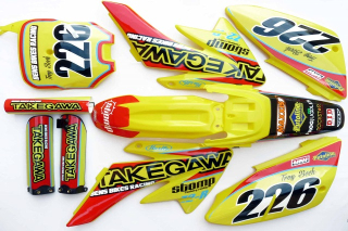 pitbike polepy na plasty CRF70 Stomp Z2R Takegawa, Stomp, DemonX, WPB
