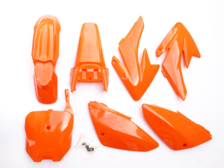 pitbike sada plastů CRF70 oranžové, Stomp, DemonX, WPB