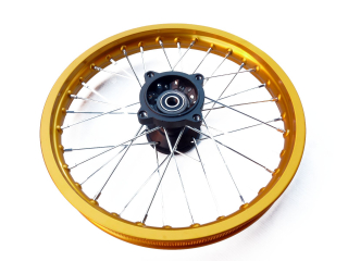pitbike ALLOY přední kolo 14 palců zlaté Stomp, DemonX, WPB