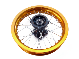 pitbike ALLOY zadní kolo 12 palců zlaté Stomp, DemonX, WPB