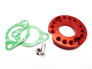 pitbike CNC směrová podložka příruby karburátoru 26 mm, Stomp, DemonX, WPB