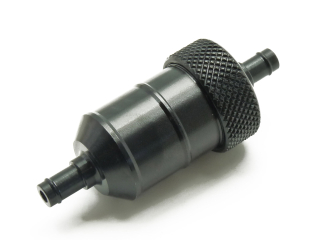 pitbike palivový filtr CNC černý