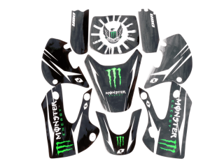 pitbike polepy na plasty KLX Monster
