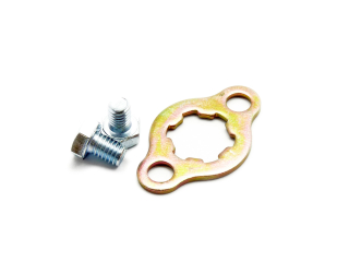 zajišťovací plíšek primárního kolečka se šrouby, hřídel 17 mm Stomp, DemonX, WPB