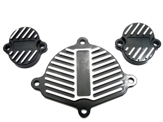 CNC kryty hlavy, černé, pro motor Stomp YX160