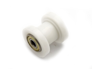 pitbike rolnička řetězu, vnitřní průměr 8 mm, bílá
