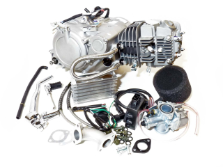 pitbike motor Zongshen 110 s olejovým chladičem a filtrem a s příslušenstvím