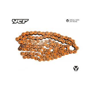 YCF Zesílený řetěz 420DX - 116 článků oranžový