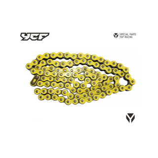 YCF Zesílený řetěz 420DX - 116 článků žlutý