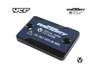 Víčko brzdové nádobky pumpy přední brzdy CNC eloxované pitbike YCF typ 01