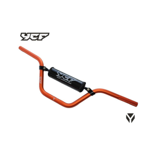 Hliníková řidítka vysoká (včetně polstru) oranžová pitbike YCF