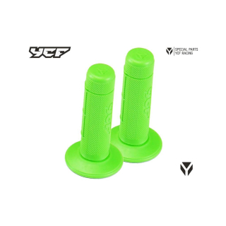 Gumové gripy zelené pitbike YCF
