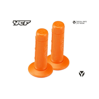 Gumové gripy oranžové pitbike YCF